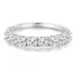 Anel Prata 925 Legítimo Diamante Moissanites 3mm Certificado