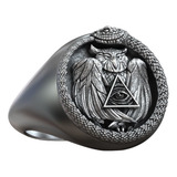 Anel Prata 925 Ouroboros