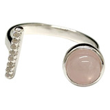 Anel Prata 925 Quartzo