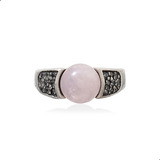 Anel Quartzo Rosa Natural