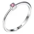 Anel Quartzo Rosa Prata 925 Legítima