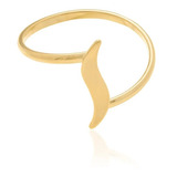 Anel Rommanel Skinny Ring Detalhe Em S 511964 Folheado Ouro