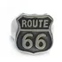 Anel Route 66 Harley Davidson Rock Aço Inoxidável Promoção