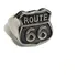 Anel Route 66 Moto Motoqueiro Harley Davidson Rota 66 Aço 2