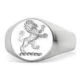 Anel Sinete Signet Leao