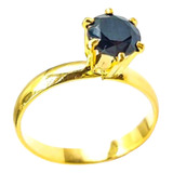 Anel Solitario 2mm Ouro