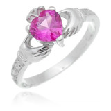 Anel Solitario Claddagh Infantil