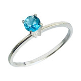 Anel Solitario Com Zirconia