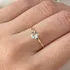 Anel Solitário Diversas Cores De Ouro 18k-750