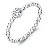 Anel Solitario Moissanite 3mm