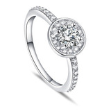 Anel Solitario Mulher Feminino