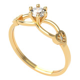Anel Solitario Ouro 18k