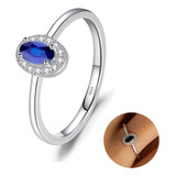 Anel Solitario Oval Formatura