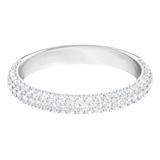 Anel Swarovski Feminino Cristais