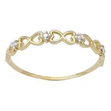 Anel Vazado Ouro 18k