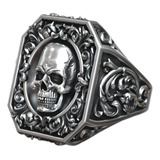 Anel Vintage Caveira Royal