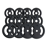 Anilhas 50kg Ferro Fundido Diversificadas