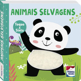 Animais Fofuchos - Toque E Sinta: Animais Selvagens, De Mammoth World. Happy Books Editora Ltda., Capa Dura Em Português, 2022