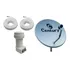 Antena Banda Ku Century 60cm Parabólica Lnbf Duplo 2 Cabos 