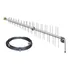 Antena Celular Rural Voz E Dados 2g 3g 4g + Cabo 10 Metros