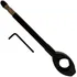 Antena Corta Pipa Moto Anti Cerol Aço Inox Guidão / Preto