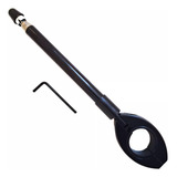 Antena Corta Pipa Moto Retrátil Anti Cerol Aço Inox Guidão