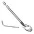 Antena Corta Pipa Moto Retrátil Anti Cerol Guidao Aço Inox