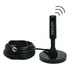 Antena Digital Exbom Tv Metros 4k Amplificada Interna Externa Base Imã