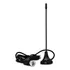 Antena Digital Interna Para Tv - Hdtv Uhf Vhf 4k Com Base Magnética Alcance 15 Km Cabo Coaxial 2,5 Metros - Hdtv1300i