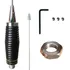 Antena Enfeite Bobinada Mini Maria Mole Inox 1 35m Antifurto