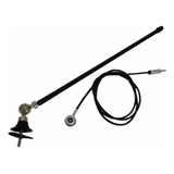 Antena Flexível Externa Am Fm Caminhão Cargo Volks Mb Teto