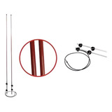 Antena Lateral Fibra Caminhao