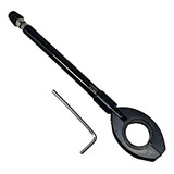 Antena Moto Corta Pipa Retrátil Anti Cerol Aço Guidão