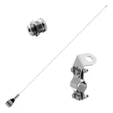 Antena Movel Inox Enfeite