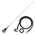 Antena Móvel Vhf 1/4 M-300c Cabo Mini Motorola 5,5 Metros