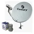 Antena Parabólica Century 60cm Banda Ku 5g C/ Lnb Simples Ku