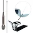 Antena Px Caminhonete Cromada E Suporte Cabeça De Touro