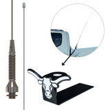 Antena Px Caminhonete Cromada
