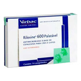 Antibiótico Virbac Rilexine 600 Palatável 14 Comp