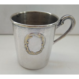 Antiga Caneca Bronze Com