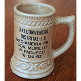 Antiga Caneca Miniatura Porcelna