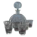 Antiga Conjunto Garrafa Licoreira