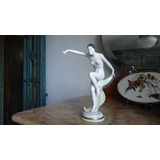 Antiga Escultura Alema Policromada