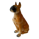 Antiga Escultura Bibelo Cachorro