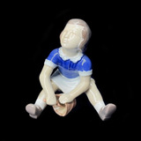 Antiga Escultura Bibelo Menina