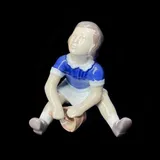 Antiga Escultura Bibelo Menina