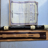 Antiga Flauta Doce Soprano Barroca