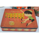 Antiga Lata De Biscoito Porta Joias E Objetos Anos 50