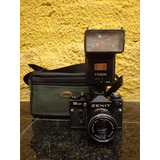 Antiga Maquina Fotográfica Zenit 12 Xp - R 4327