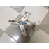 Antiga Miniatura Avião Lata Usaf Fw-988 Made Japan Brinquedo